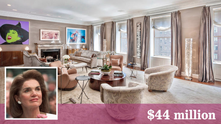 Jackie Onassis’ childhood home asking $44 million